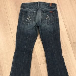 7 for all mankind “A” pocket